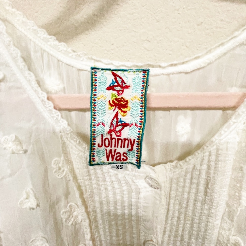 Johnny Was Flower Patch Button Down Tank - image 3